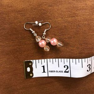 Peach Colored Earrings